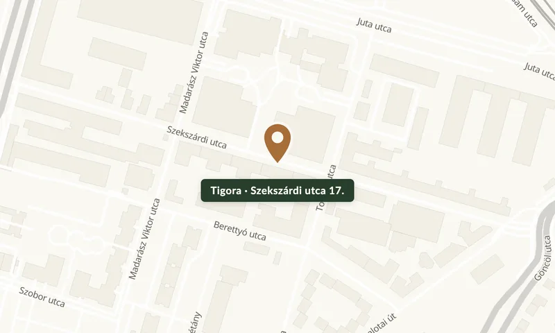 Térkép: Budapest XIII., Szekszárdi utca 17. Ü-3